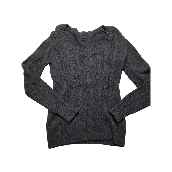GAP Sweaters - GAP Stylish Fitted Women's Charcoal Sweater Size M
